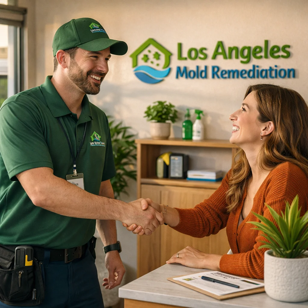 Los Angeles Mold Remediation - Social Proof Visual